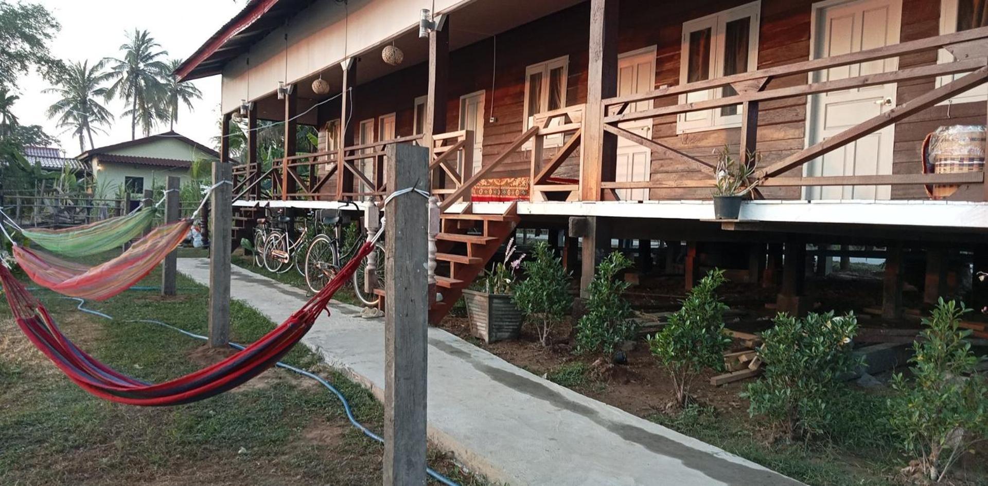 Champa Guesthouse Muang Không Exterior foto